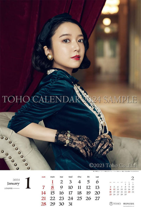 Try-X 2024 Wall Calendar Toho Calendar CL-254 75x49cm