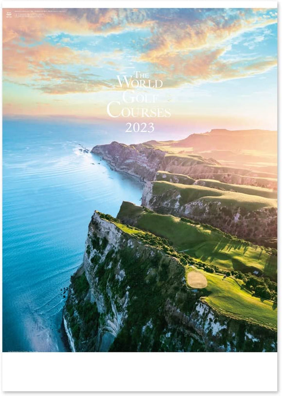 New Japan Calendar 2023 Wall Calendar World Golf Courses NK146
