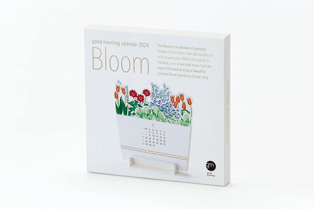 good morning 2024 desk calendar bloom 1848