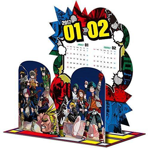 My Hero Academia COMIC CALENDAR 2017 Desktop Diorama - Japanese Book Store