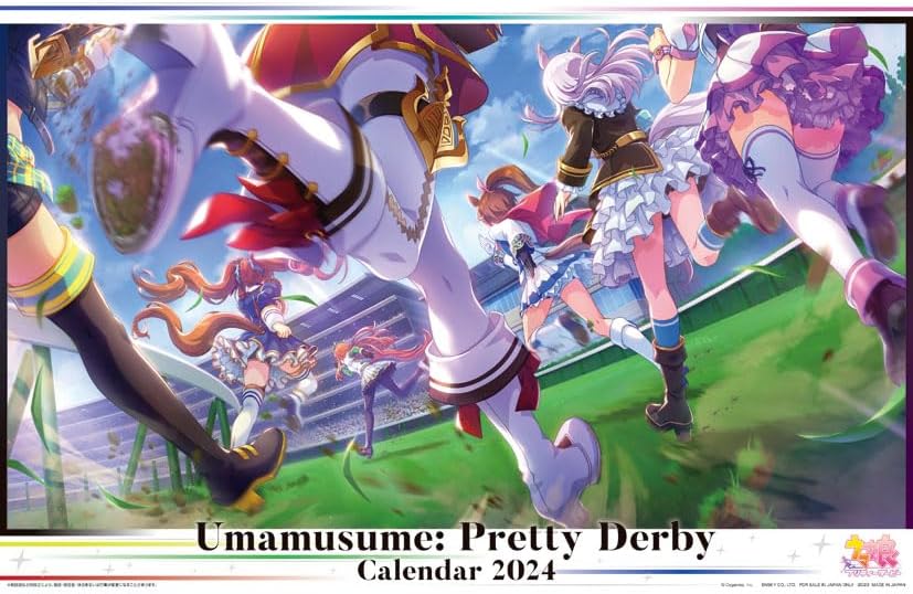 Ensky Uma Musume Pretty Derby 2024 Wall Calendar CL-058