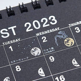 New Japan Calendar 2023 Desk Calendar Sora Calendar Black NK8951-4