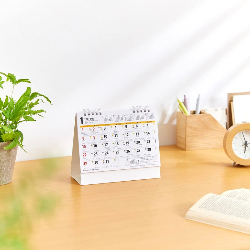 New Japan Calendar 2023 Desk Calendar 2Way Reversible Small NK569