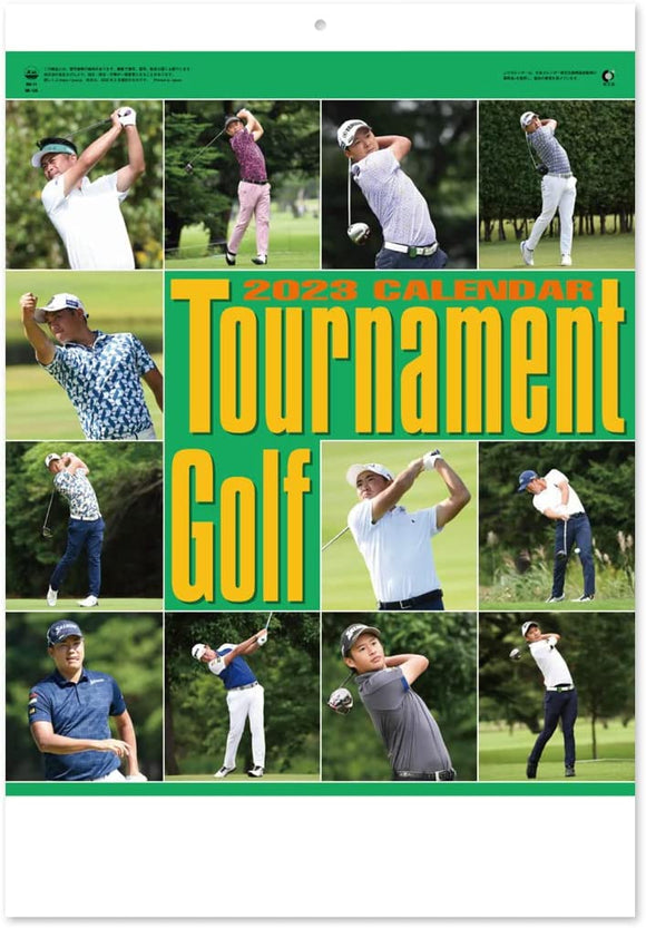 New Japan Calendar 2023 Wall Calendar Tournament Golf NK128