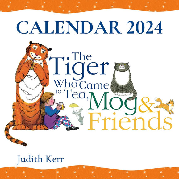 The Tiger Who Came to Tea (Ocha no Jikan ni Kita Tora) 2024 Calendar