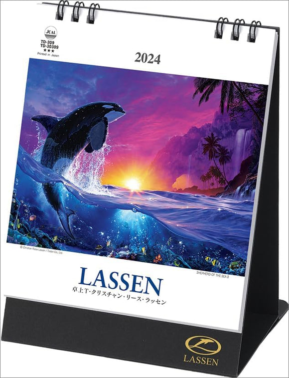 Todan 2024 Desk T Calendar Christian Riese Lassen CL24-1093