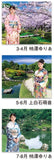 New Japan Calendar 2022 Wall Calendar Miyabi Kimono Star and Garden NK59