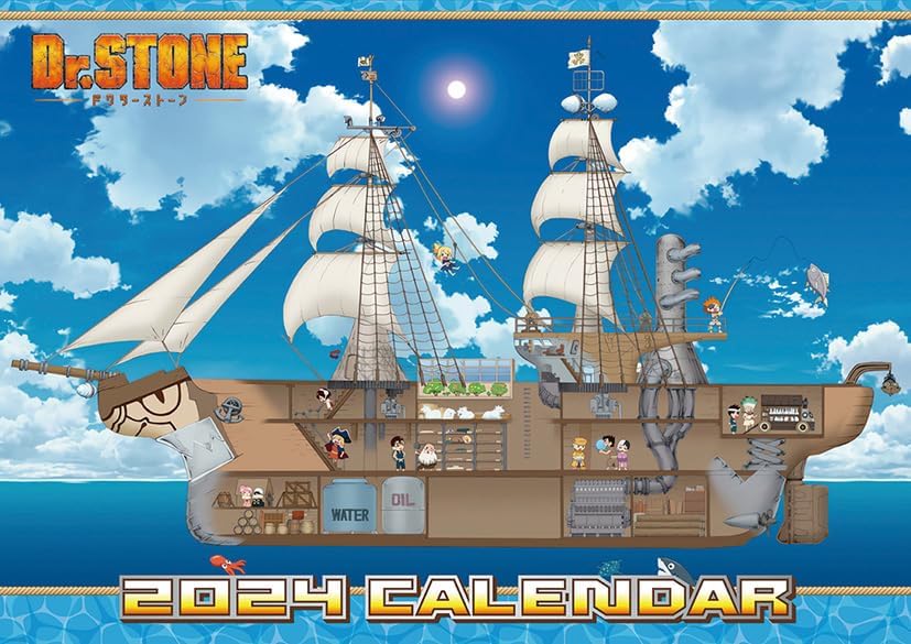 Ensky TV Anime 'Dr.STONE' 2024 Wall Calendar CL-045