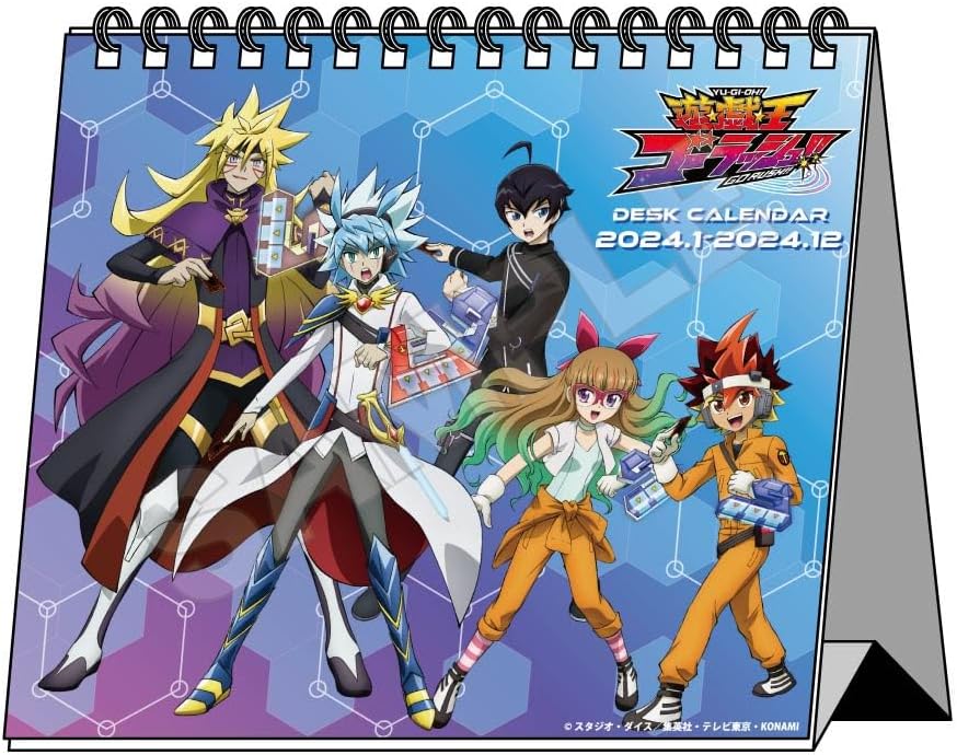 Yu-Gi-Oh! Go Rush!! Desk Calendar 2024