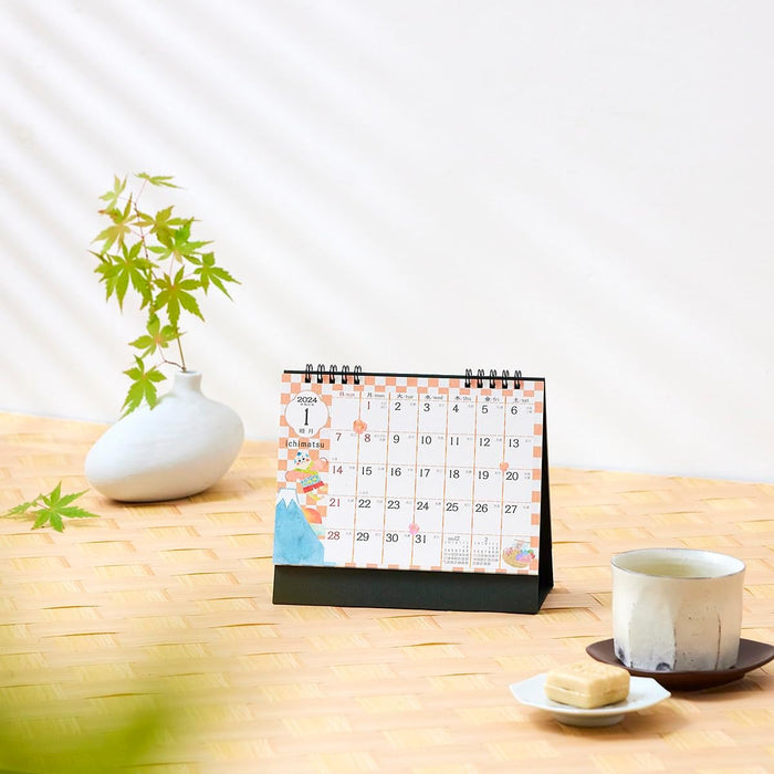 New Japan Calendar 2024 Desk Calendar Ichimatsu NK567