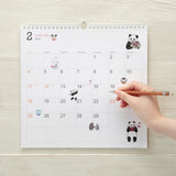 Gakken Sta:Ful 2024 Calendar Polar Bear Cafe (Shirokuma Cafe) Wall Calendar M14093