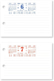New Japan Calendar 2024 Desk Calendar Desk Diary Horizontal Type NK8475 80x114mm