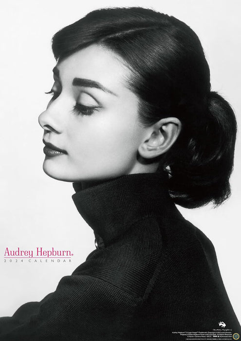 Try-X 2024 Wall Calendar Audrey Hepburn CL-341 B2