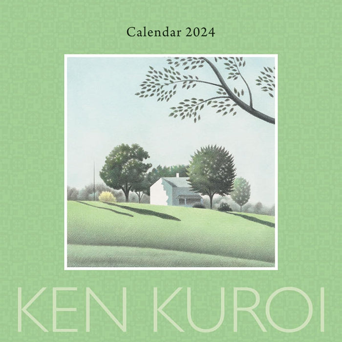 KS Hanbai Wall Calendar Ken Kuroi 2024 Calendar CL24-0497