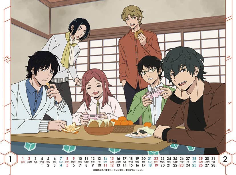 Toei Animation World Trigger 2023 Desktop Calendar CL-017