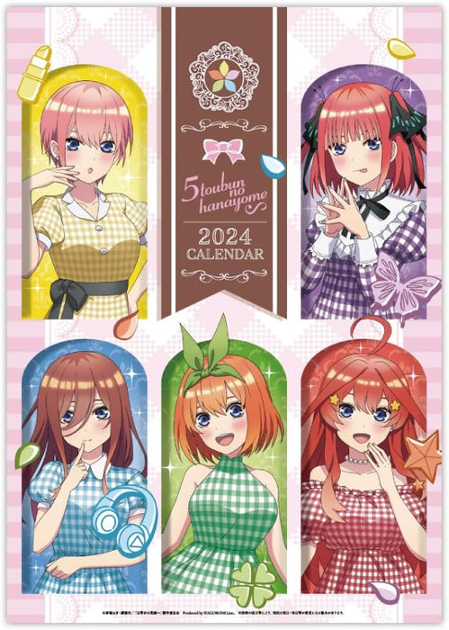 Hagoromo TV Anime The Quintessential Quintuplets 2024 Desk Calendar CL24-0039