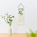 New Japan Calendar 2024 Wall Calendar Flower of the Heart with Long String NK423