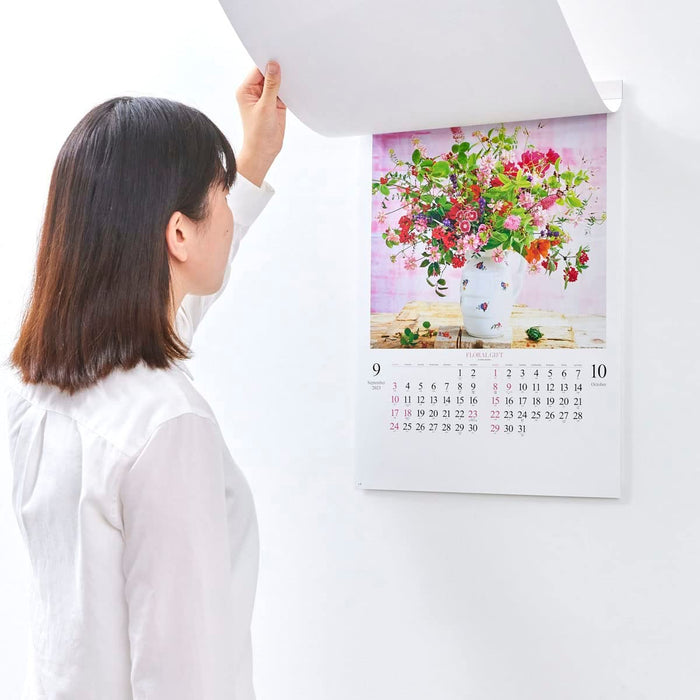 New Japan Calendar 2023 Wall Calendar Floral Gift NK47