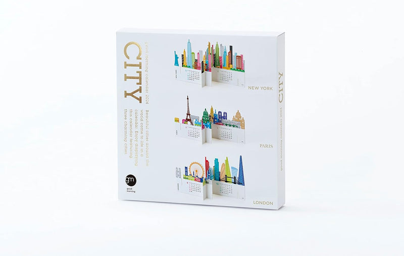 good morning 2024 desk calendar city 1824