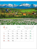 Todan 2024 Wall Calendar Green Story - European Landscape - CL24-1060