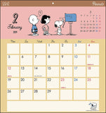 Sun-Star Stationery 2024 Snoopy Square Wall Calendar CL-70 /45 x 42cm