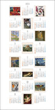 Try-X 2024 Wall Calendar THE World Masterpiece CL-474 60x30cm