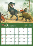 Try-X 2024 Wall Calendar Yasufumi Fujii Dinosaur World CL-477 51x36cm
