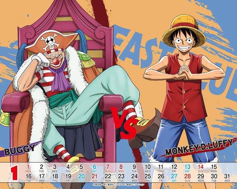 Toei Animation ONE PIECE 2024 Desk Calendar CL 016