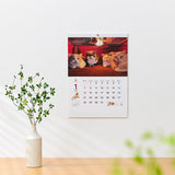 New Japan Calendar 2024 Wall Calendar Life with Cats Mikan to Jirousan Chi NK33