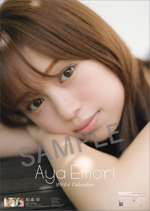 Hagoromo Aya Emori 2024 Wall Calendar CL24-0249