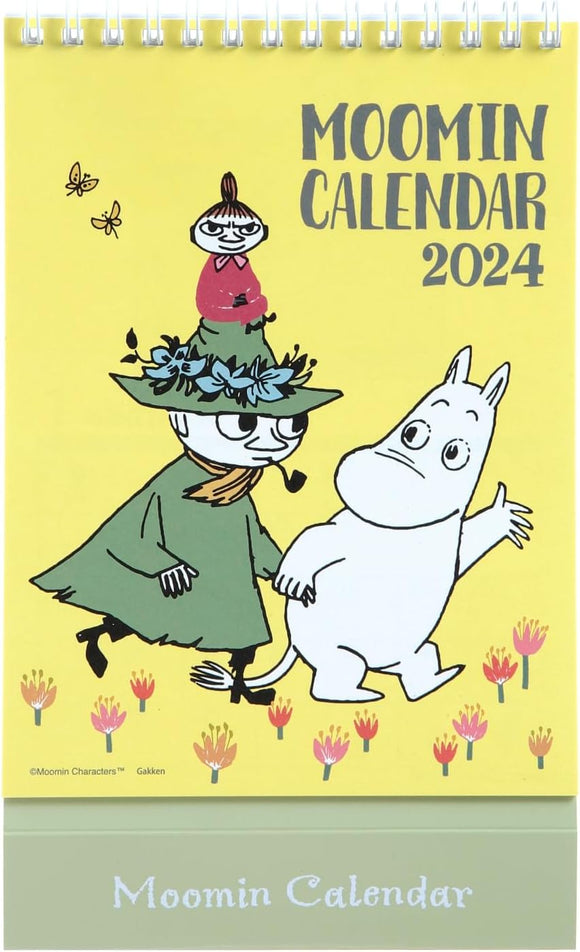 Gakken Sta:Ful 2024 Calendar Moomin Desk Calendar Original Picture M09524