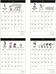 Sun-Star Stationery Snoopy 2024 Wall Calendar Snoopy S8520178