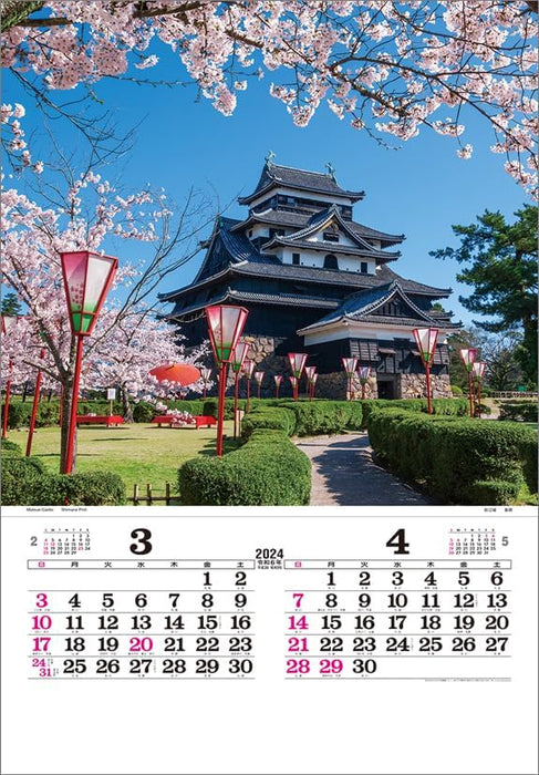 Todan 2024 Wall Calendar Japan (Film) CL24-1077