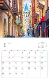 Beautiful Streetscape Calendar 2024(Monthly/Wall Calendar)