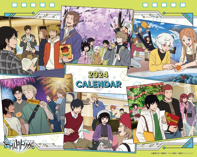 Toei Animation World Trigger 2024 Desk Calendar CL-021