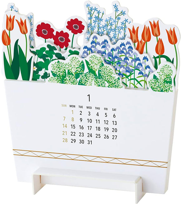 good morning 2024 desk calendar bloom 1848
