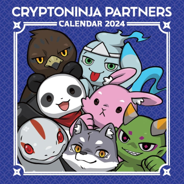 Hagoromo CryptoNinja Partners 2024 Wall Calendar CL24-0091 CNP