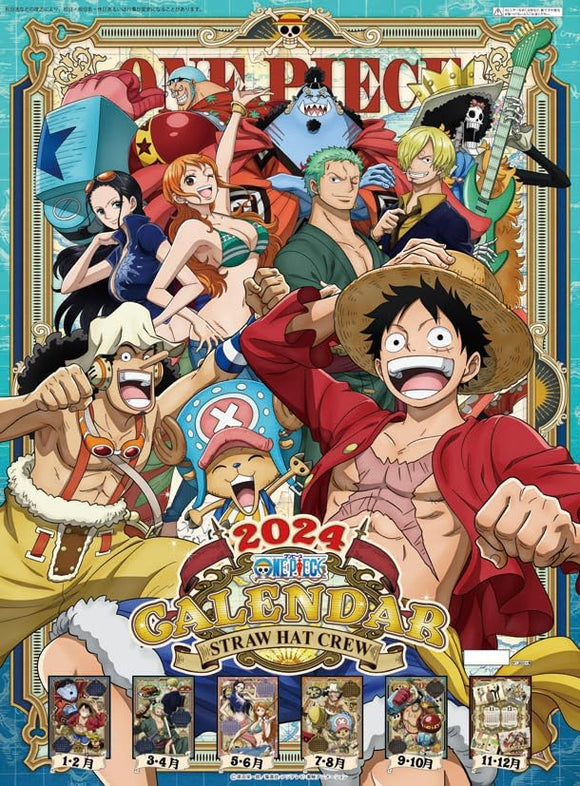 Toei Animation ONE PIECE 2024 Wall Calendar CL015 Japanese Book Store