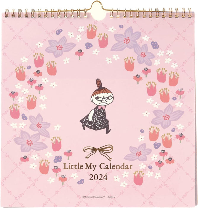 Gakken Sta:Ful 2024 Calendar Little My Wall Calendar Pink M14090