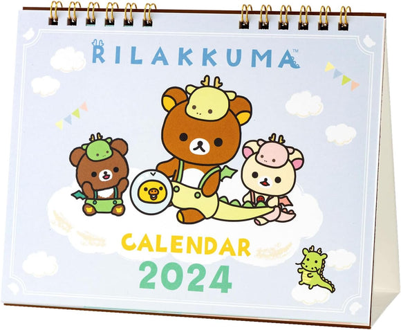 San-X 2024 Rilakkuma Desk Calendar CD38201