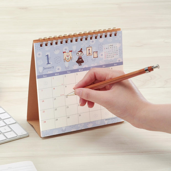 Gakken Sta:Ful 2024 Calendar Little My Desk Calendar Pink EM10002