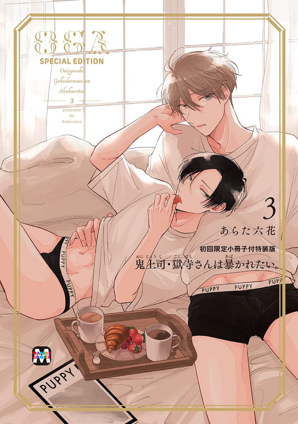 Oni Joushi Gokudera-san wa Abakaretai. 3 Special Edition with First-time Limited Booklet