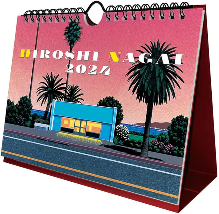 Try-X 2024 Wall Desk Calendar Hiroshi Nagai CL-470 15x20cm