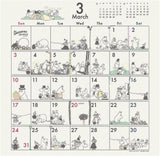 2024 Moomin Comic Design Calendar No.178