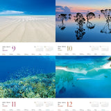 JTB Calendar Tropical Oceanic Islands OKINAWA 2024 Wall Calendar