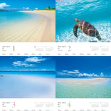 JTB Calendar Tropical Oceanic Islands OKINAWA 2024 Wall Calendar