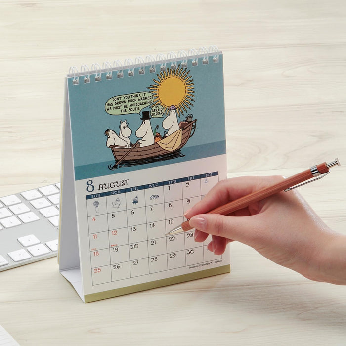 Gakken Sta:Ful 2024 Calendar Moomin Desk Calendar Original Picture M09524