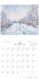 Yama-kei Calendar 2024 Monet Living with Masterpieces: 12 Months (Monthly/Wall Calendar)
