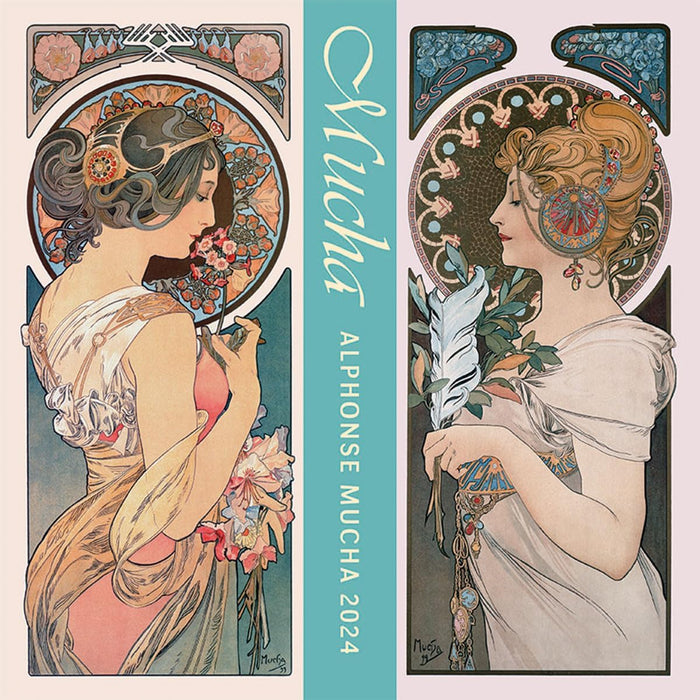 Try-X 2024 Wall Calendar Mucha CL-473 60x30cm