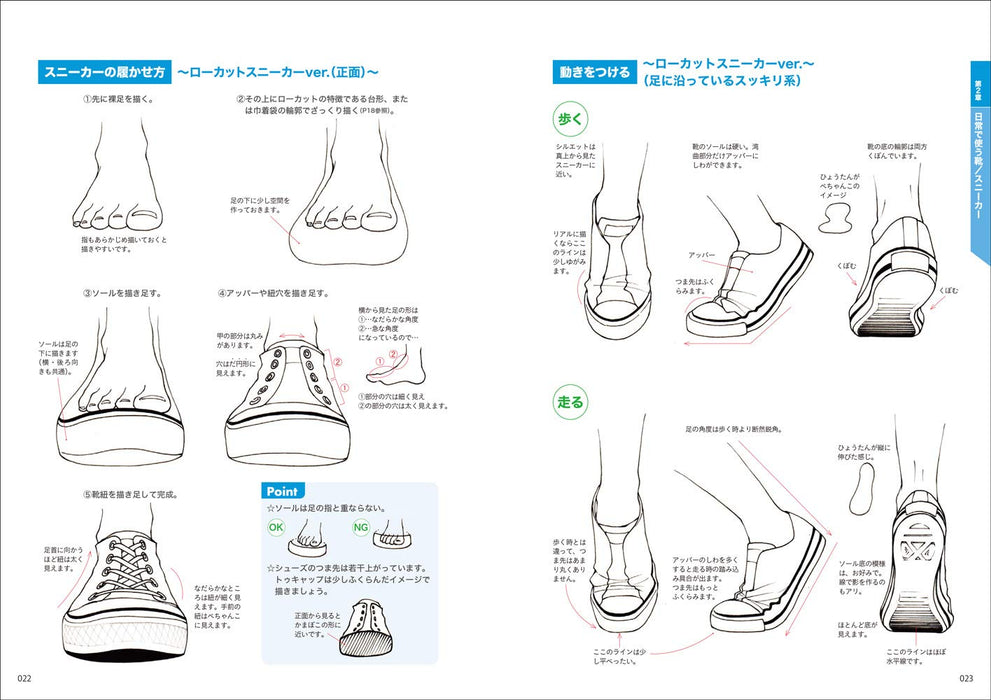 Draw Attractive Shoes and Feet